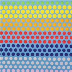 Blu Colorato A Pois E Strisce Arcobaleno Tessuto di Alexander Henry