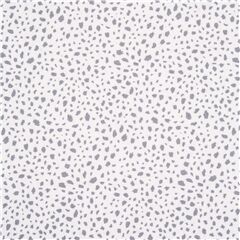 Bianco Grigio Punto Macchia Dalmata Tessuto di Michael Miller