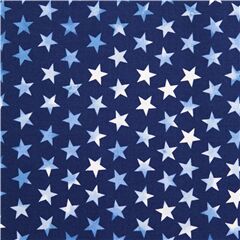 Tela algod�n azul marino USA con estrellas blancas y azules Tela de Timeless Treasures