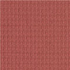 Gofre S�lido Rojo Quemado Tela de Stof France