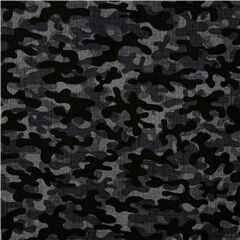 Tela gris negra camuflaje manchas USA Tela de Timeless Treasures