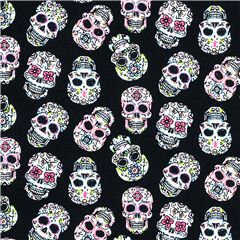 Calaveras De Az�car Decoradas De Halloween Tela de Stof France