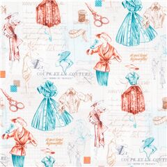 Costura Y Confecci�n Vintage Tela de Stof France