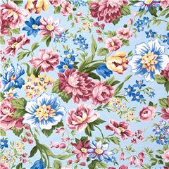 Carta Da Parati Floreale Arte Vintage Stretch Tessuto di Robert Kaufman