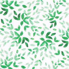 Peque�as Hojas Verdes Degradadas Tela de Stof France