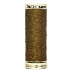 Hilo marr�n kaki oscuro Coselotodo n�mero 288 de Gutermann