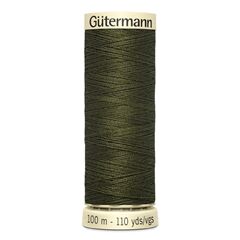 Hilo verde rana oscuro Coselotodo n�mero 399 de Gutermann