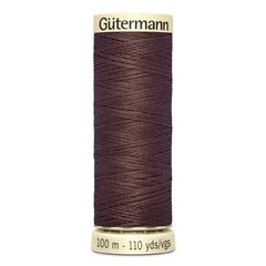 filo Sew-all color noce scuro 446 di Gutermann