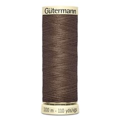 Hilo marr�n nutria Coselotodo n�mero 672 de Gutermann