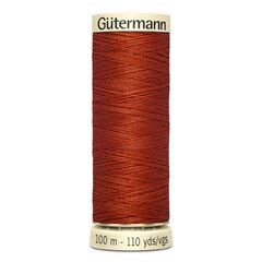 Hilo marr�n anaranjado oscuro Coselotodo n�mero 837 de Gutermann