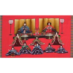 Pannello Dell’Imperatore Per La Festa Giapponese Delle Bambole Hinamatsuri Ritagli (Ritagli)