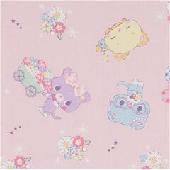 tessuto rosa pesca chiaro Mewkledreamy gatti oxford Tessuto di Sanrio