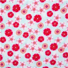 Sue�os Encantados Asia Flores Japonesas Tela de Michael Miller