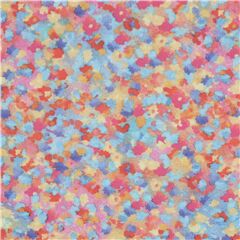 Pois Irregolari Arcobaleno Pastello Con Motivo Sbarazzino Tessuto di Michael Miller