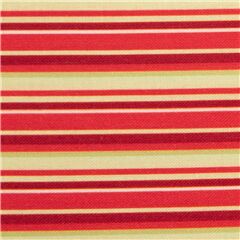 Strisce Rosse E Verde Pallido Varie Tessuto di Michael Miller