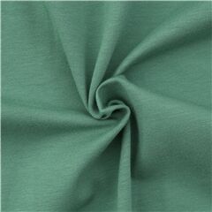 tessuto cotone tinta unita maglina jersey verde eucalipto Tessuto di Robert Kaufman