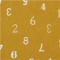 tessuto giallo senape numeri Tessuto di Robert Kaufman