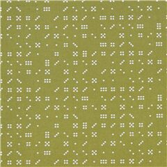 Punti Del Domino Su Verde Tessuto di Robert Kaufman