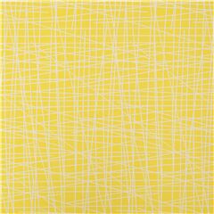 Linee A Quadretti Scarabocchiate Gialle Tessuto di Robert Kaufman