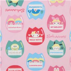 tessuto rosa personaggi stemmi oxford Tessuto di Sanrio