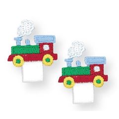 toppa iron-on treni colorati 2 pezzi di Japanese Indie