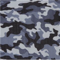 tela de camuflaje gasa doble en gris azulado Tela de Cosmo