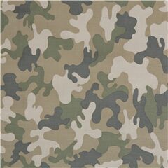 Tela camuflaje algod�n verde claro caqui desierto Tela de Dear Stella