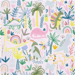 Dinotropolis Chiaro Dinosauro Arcobaleno Super Morbido E Coccoloso Tessuto di Dear Stella