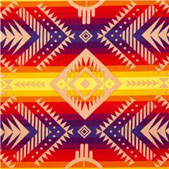 Tela de rayas y motivos geom�tricos de colores inspiraci�n serape Tucson Tela de Elizabeth's Studio