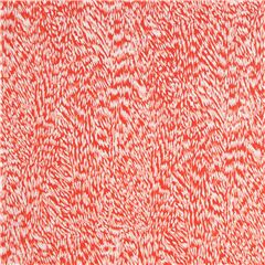 tessuto rosso motivo argentato rosa cotone Tessuto di Robert Kaufman