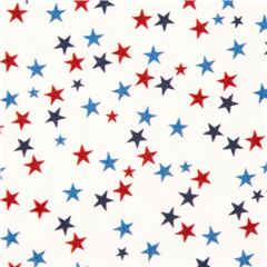 Tela de estrellas rojo azul y blanco algod�n 4 de julio EE. UU. americana Tela de Michael Miller