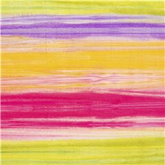 tessuto sarong stile batik tie dye cotone strisce irregolari multicolori Tessuto di Michael Miller
