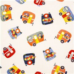 tessuto bianco panna camper cotone Tessuto di Michael Miller