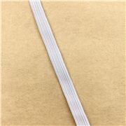 Goma blanca de 1cm de ancho