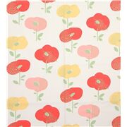 tela oxford gruesa de grandes flores