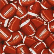 Tela de deportes con bal&oacute;n de rugby f&uacute;tbol americano
