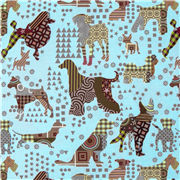 La Vida Es Mejor Con Un Perro Patchwork Silueta