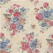 Vintage Tossed Rose Flower Bouquet Remnant