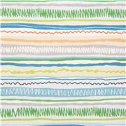 Colourful Squiggle Zigzag Jungle Stripes