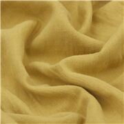 Japanese Mustard Solid Double Gauze