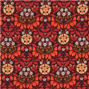 Tela en algod&oacute;n Tana Lawn flor ornamental damasco