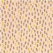 Green Brown Dots Loops