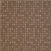 Domino Dots on Brown