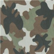 tela polar minky ancho extra camuflaje verde marr&oacute;n