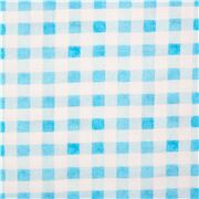 Blue White Painted Picnic Gingham