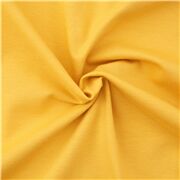 Tela de punto camiseta amarillo liso Sunflower