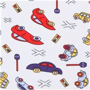 Peque&ntilde;os Coches De Juguete Y Se&ntilde;ales Estiramiento