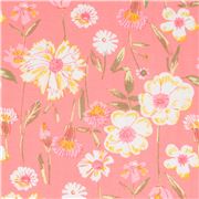 Ilustraci&oacute;n De Flores A L&aacute;piz Coral Estiramiento