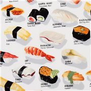 Divertida tela blanca sushi, de Robert Kaufman