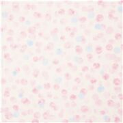 tessuto pois rosa blu giapponese garza cotone Ritagli